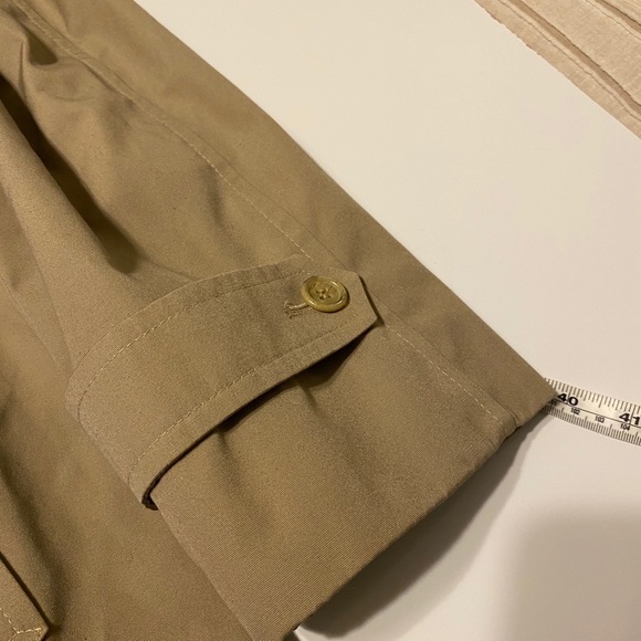 London Fog Limited Edition Zipper Fleece Trench 42 - Picture 6 of 7